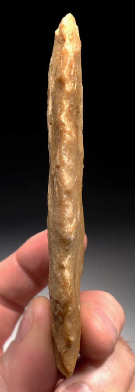 CAP191 - RARE LARGE BIFACIAL TENERIAN AFRICAN NEOLITHIC "TONGUE" BLADE FROM THE PEOPLE OF THE GREEN SAHARA