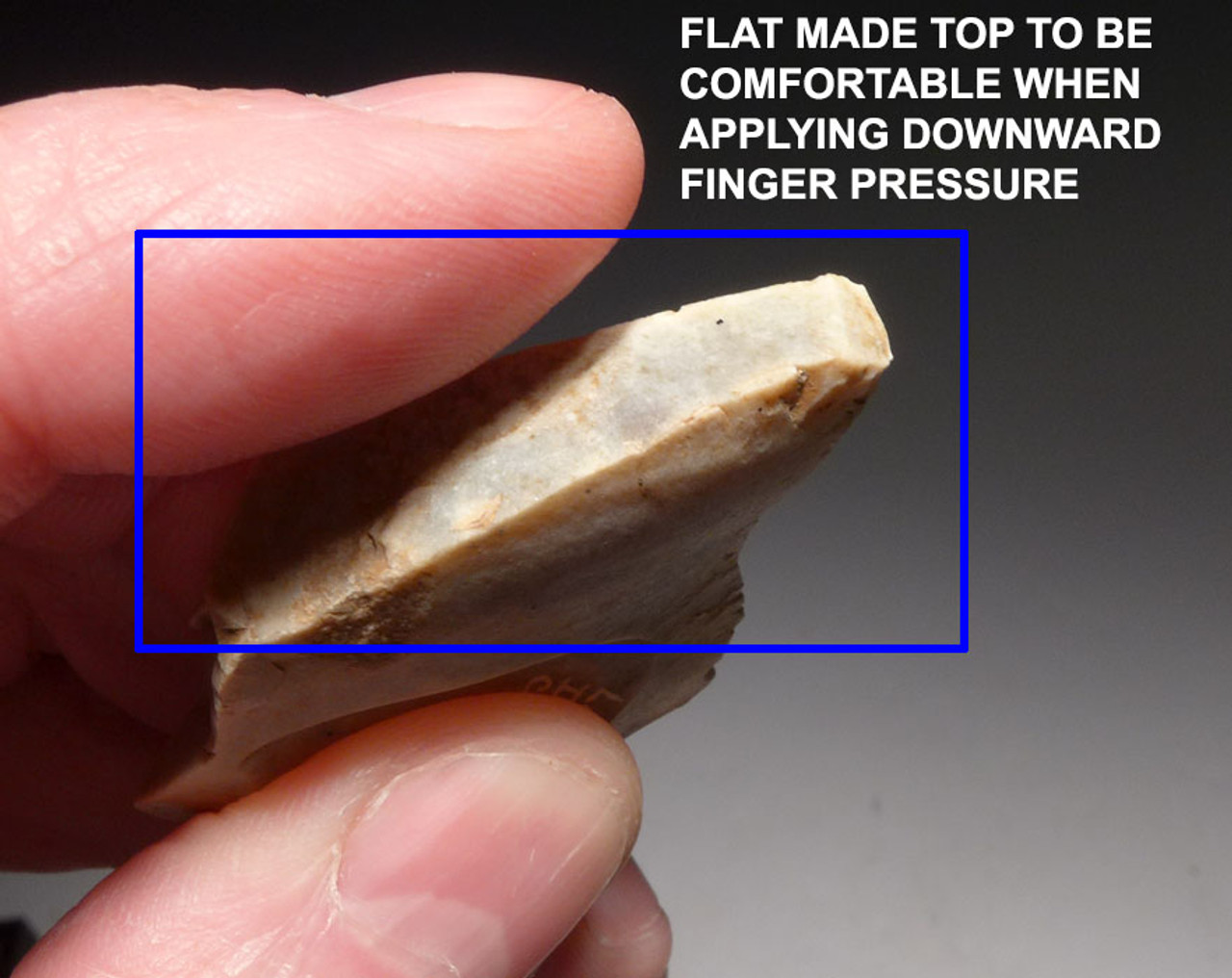 UP026 - RARE UPPER PALEOLITHIC MAGDALENIAN BURIN ART-MAKING TOOL FROM FAMOUS FRENCH CAVE ART SITE