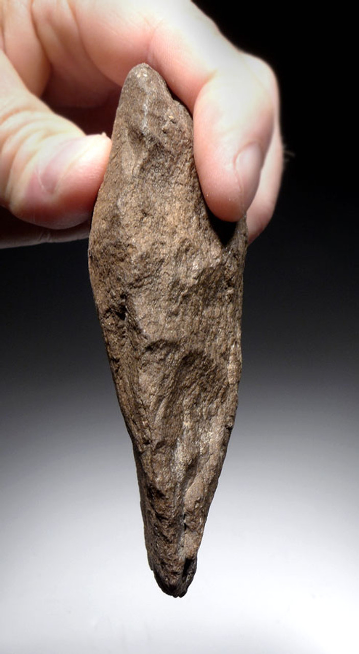 SUPERB RARE KOMBEWA FLAKE AFRICAN ACHEULEAN CLEAVER HANDAXE OF EXCEPTIONAL WORKMANSHIP *ACH252