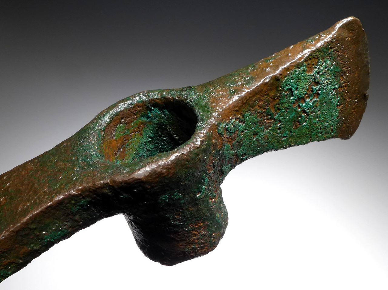 OUR LARGEST EVER ANCIENT BRONZE WAR AXE / ADZE FROM THE NEAR EASTERN LURISTAN CULTURE *NE199