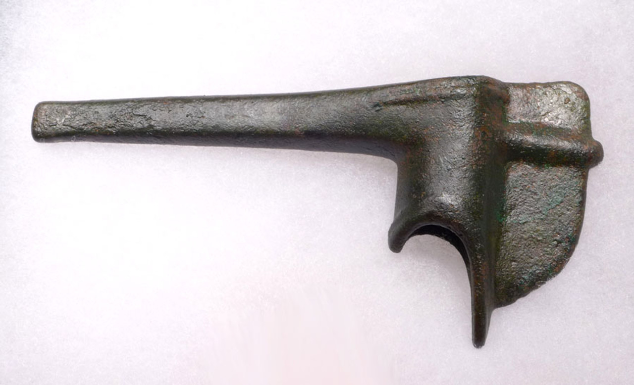 ANCIENT NEAR EASTERN LURISTAN BRONZE SPIKE WAR AXE WITH FINEST PRESERVATION *NE152