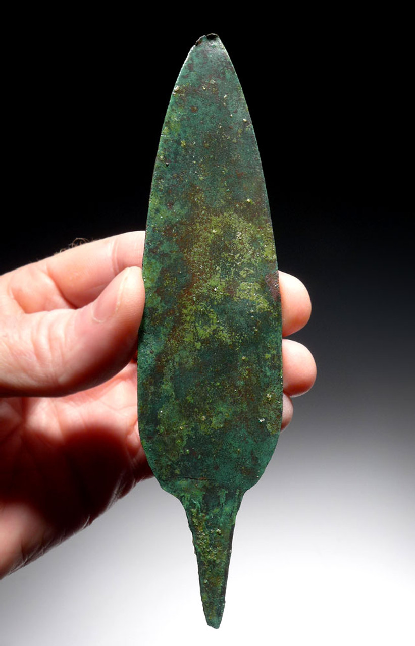 ANCIENT LURISTAN BRONZE KNIFE DAGGER WITH COLORFUL PATINA *LUR127