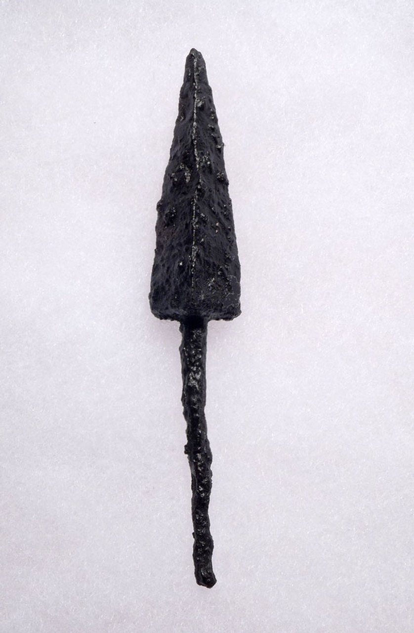 LARGE ROMAN BYZANTINE ANCIENT ARMOR-PIERCING IRON ARROWHEAD WITH FINEST PRESERVATION *R226