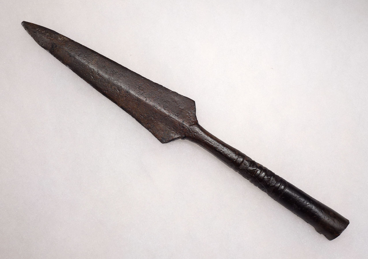 ANCIENT EARLY ISLAMIC UMAYYAD THROWING JAVELIN SPEARHEAD FROM THE ENEMY OF THE BYZANTINE ROMAN EMPIRE *BYZR024