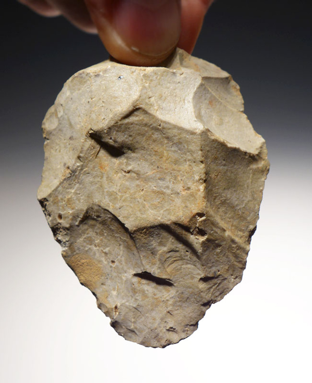 FINEST NEANDERTHAL MOUSTERIAN BIFACE HAND AXE FROM FAMOUS MEGALITHIC STRUCTURE SITE IN FRANCE *M320