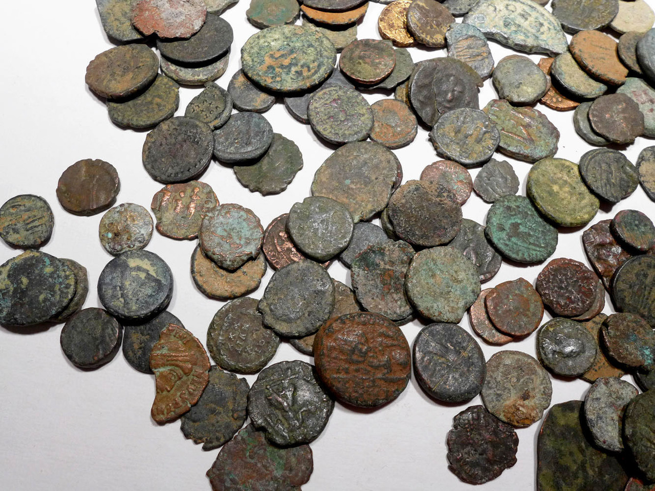 LARGE 150 ANCIENT COIN LOT OF ROMAN GREEK BYZANTINE ISLAMIC BIBLICAL COINS *R159