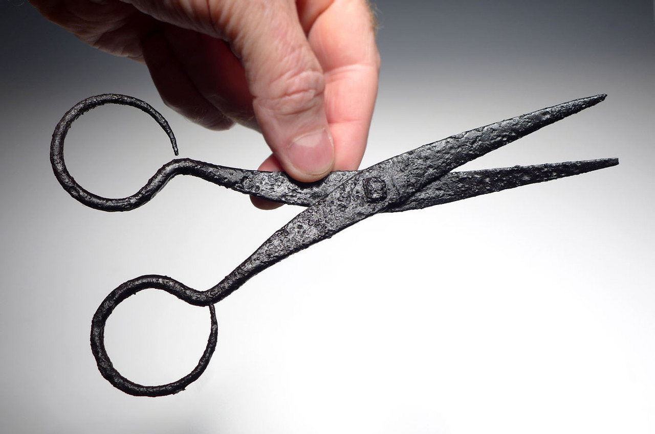 ANCIENT ROMAN BYZANTINE CAVALRY HORSE GROOMING SCISSORS *R227