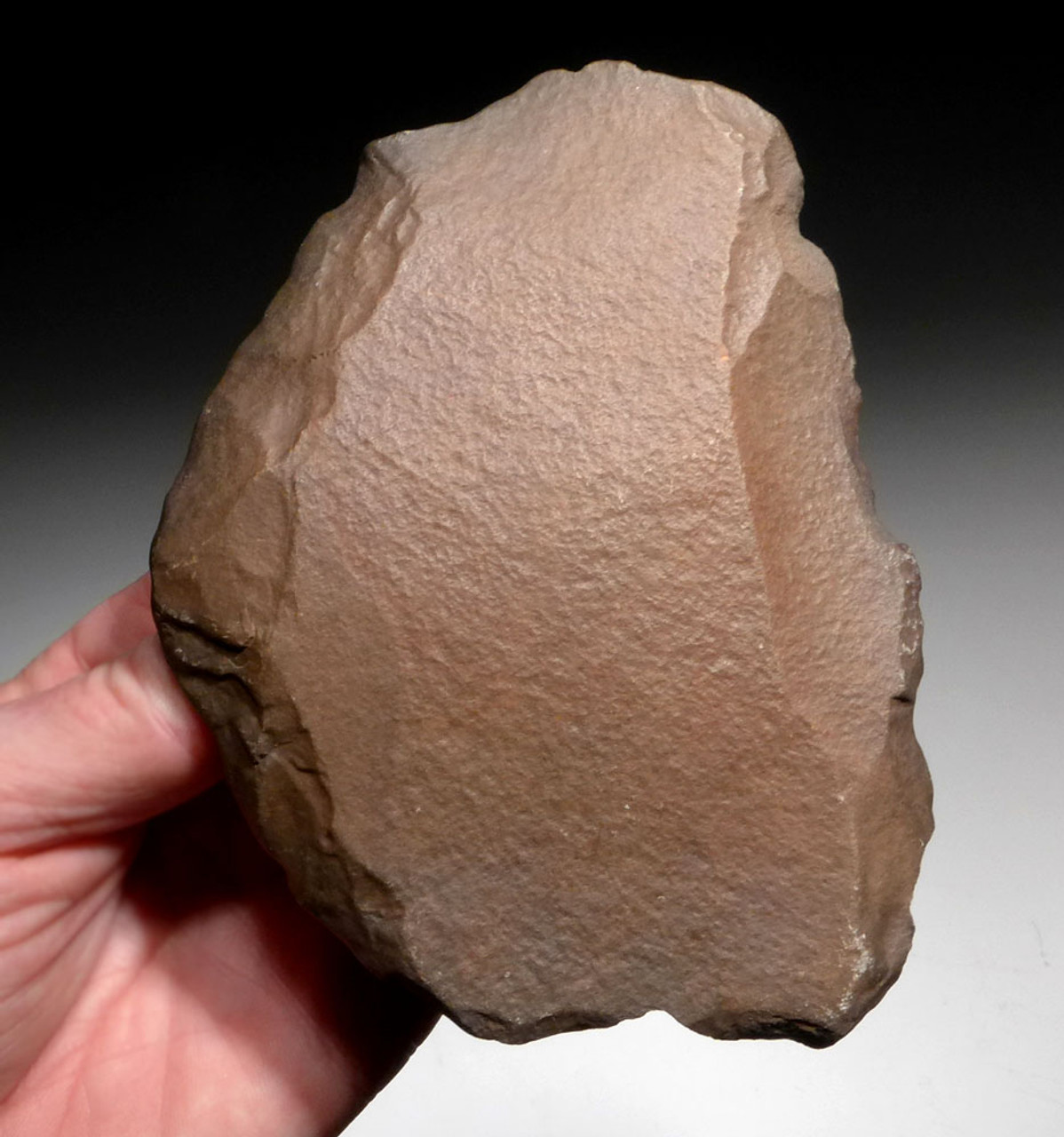 PREHISTORIC AFRICA LARGE FLAKE STONE SCRAPER FROM HOMO ERECTUS OF THE ACHEULEAN *ACH279