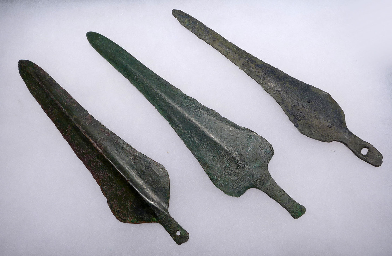 3 ANCIENT LURISTAN DAGGER KNIVES FROM THE NEAR EASTERN BRONZE AGE *LUR110