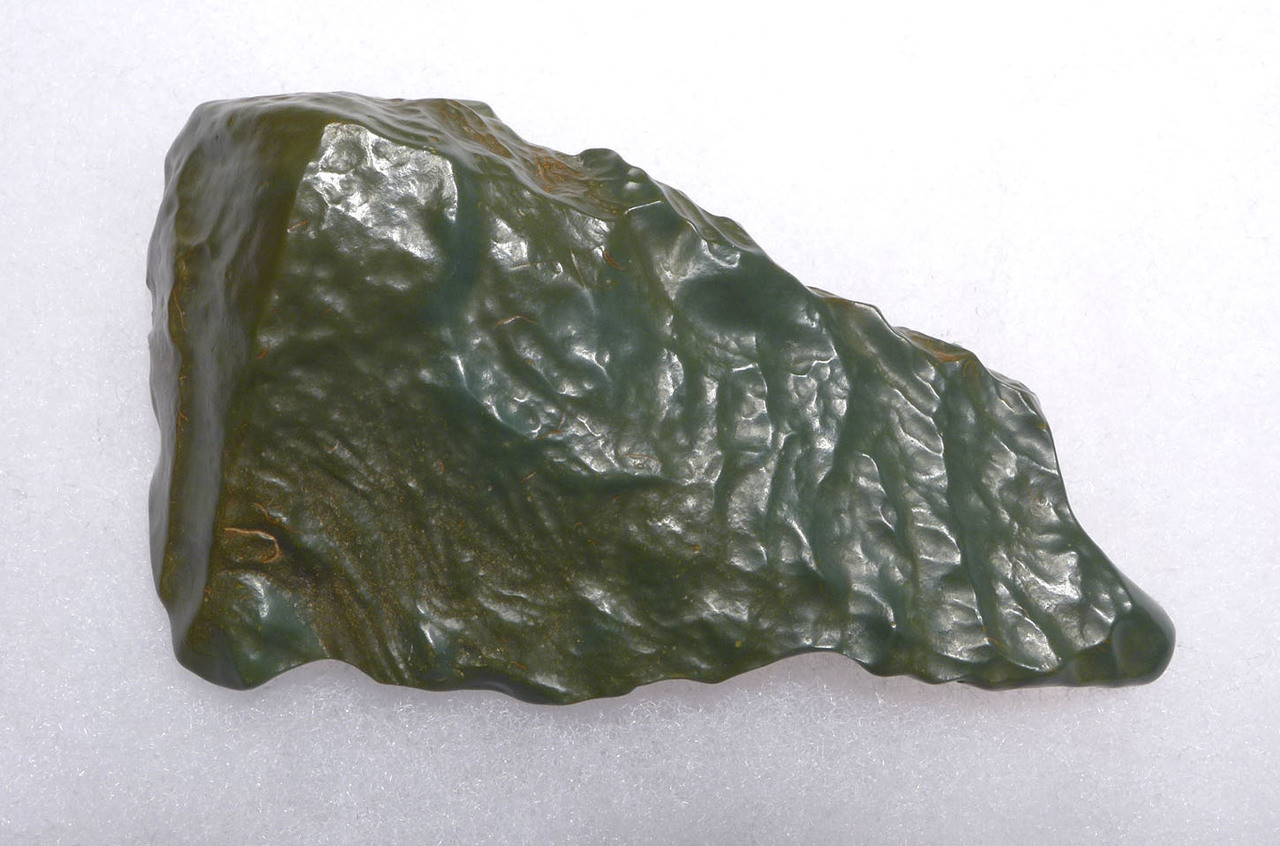 BEAUTIFUL TENERIAN NEOLITHIC LARGE GREEN JASPER FLAKE KNIFE FROM THE TENEREAN CULTURE OF THE GREEN SAHARA *CAP213