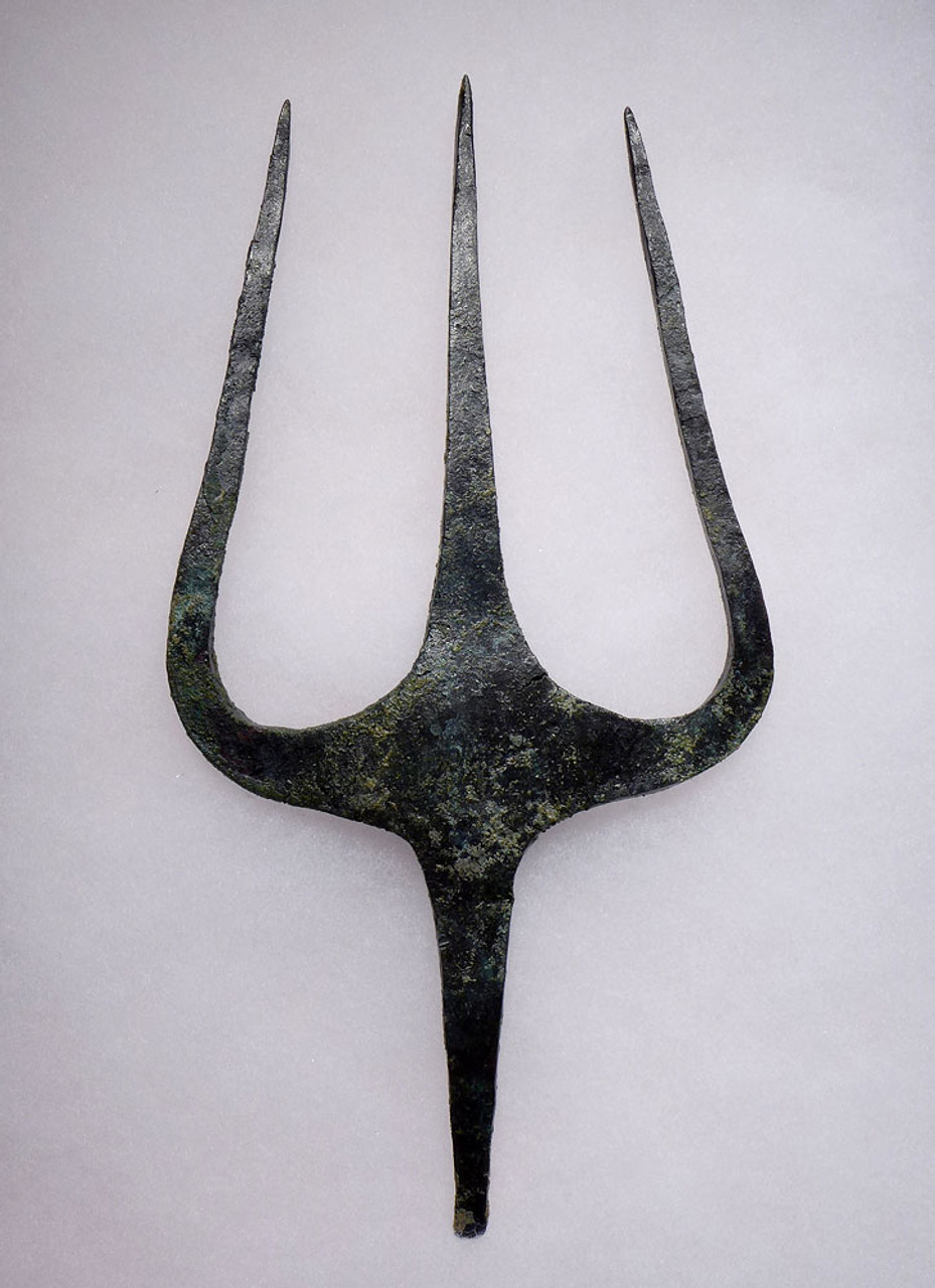 MUSEUM-CLASS LARGE ANCIENT BRONZE TRIDENT FROM THE NEAR EASTERN LURISTAN CULTURE *NE190