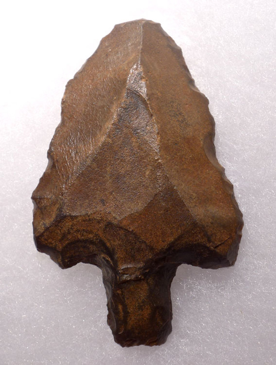 EXTREMELY FINE SYMMETRICAL LARGE MIDDLE PALEOLITHIC ATERIAN TANGED POINT - OLDEST KNOWN ARROWHEAD *AT088