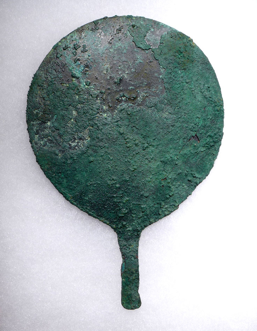 LARGE ANCIENT BRONZE VANITY MIRROR FROM THE LURISTAN NEAR EASTERN CULTURE  *LUR139