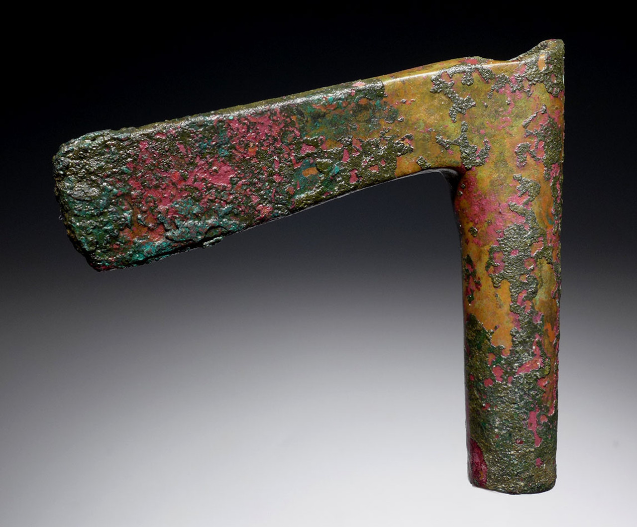 COLORFUL ARMOR-PIERCING LURISTAN BRONZE AXE FROM THE ANCIENT NEAR EAST  *LUR147