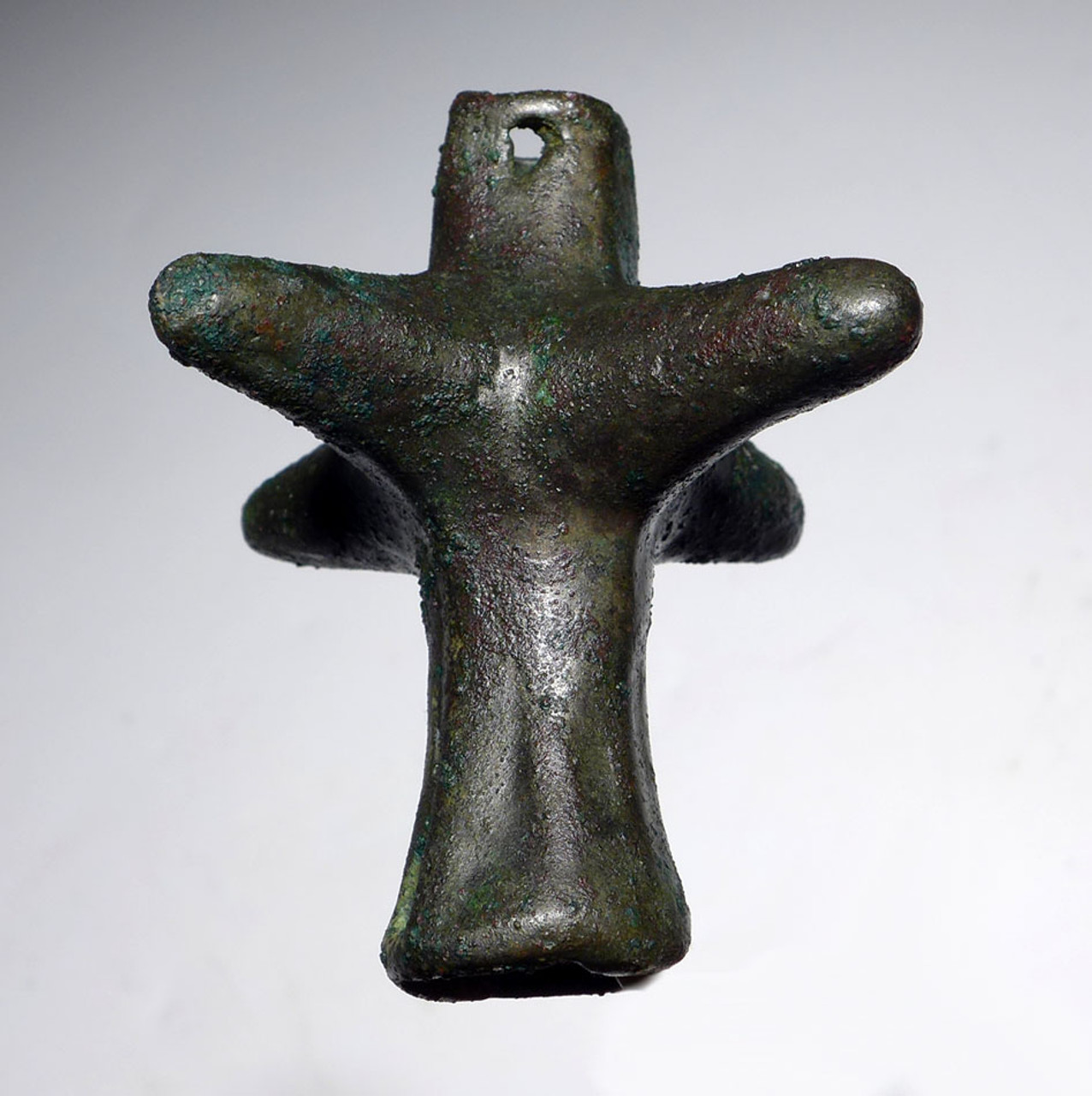 ANCIENT BRONZE SPIKED STAR MACE HEAD WITH THE FINEST PRESERVATION FROM LURISTAN  *LUR144
