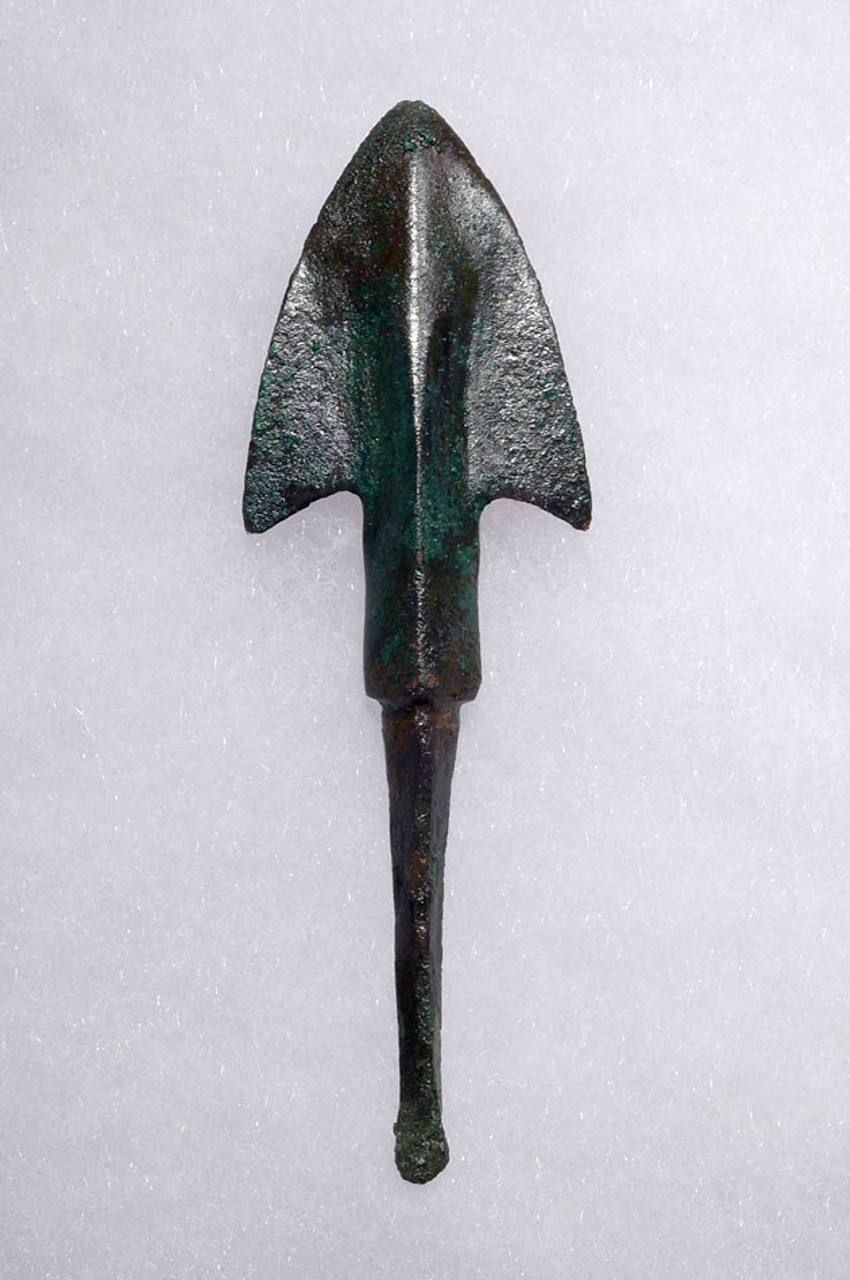 SUPREME ANCIENT LURISTAN BRONZE BROADHEAD ARROWHEAD FOR WAR AND LARGE GAME HUNTING  *LUR156