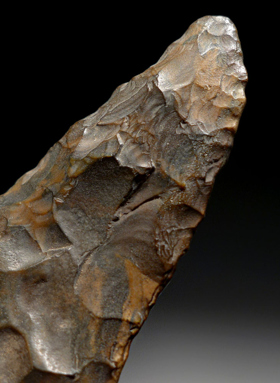 RARE BIFACIAL EGYPTIAN FLINT KNIFE BLADE FROM PREDYNASTIC NEOLITHIC EGYPT  *CAP246