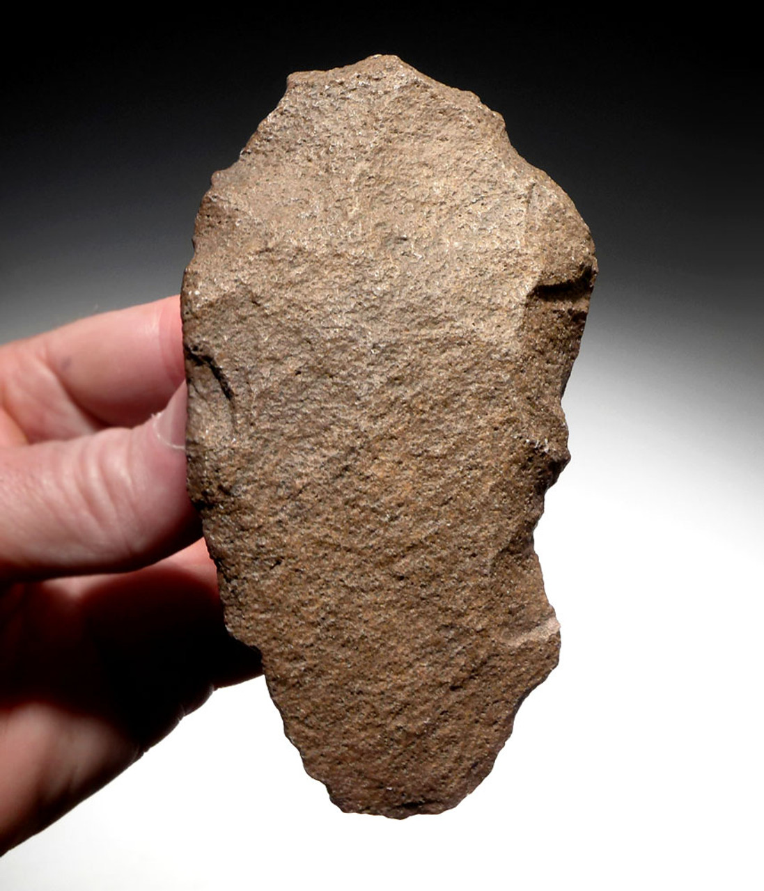 EXQUISITE ACHEULEAN HAND AXE OF VESICULAR BASALT MADE BY AFRICAN HOMO ERGASTER  *ACH290