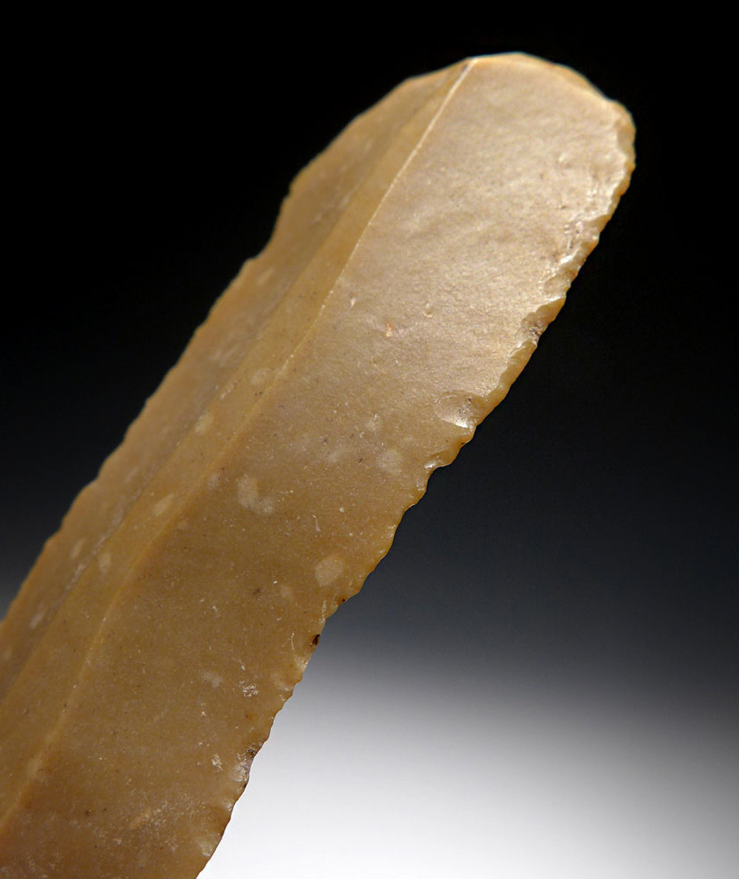 BALKAN NEOLITHIC CORE-STRUCK FLINT BLADE TOOL SCRAPER   *N194