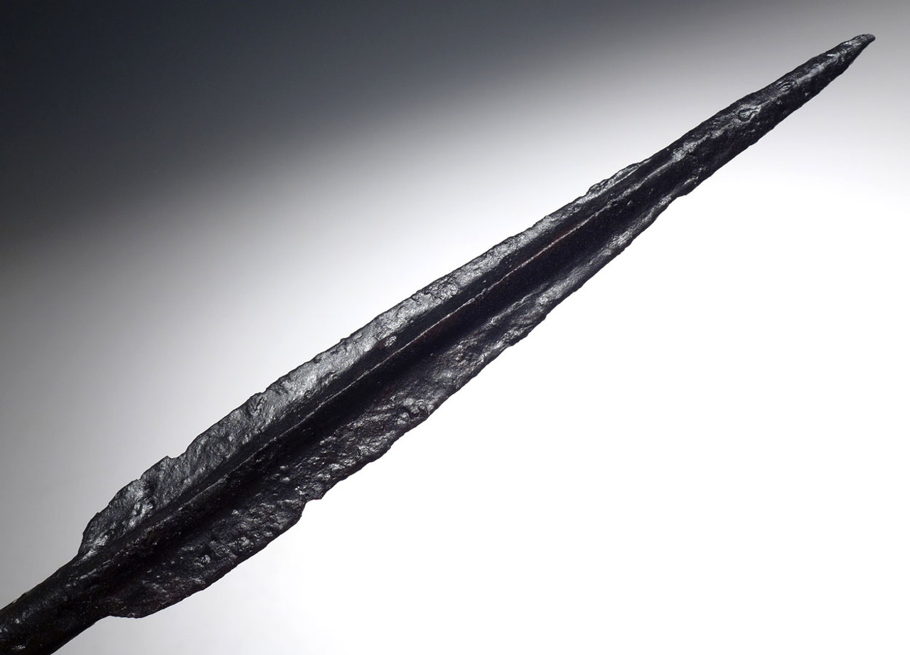 EXQUISITELY PRESERVED BYZANTINE ROMAN CAVALRY THROWING IRON JAVELIN SPEARHEAD  *R270