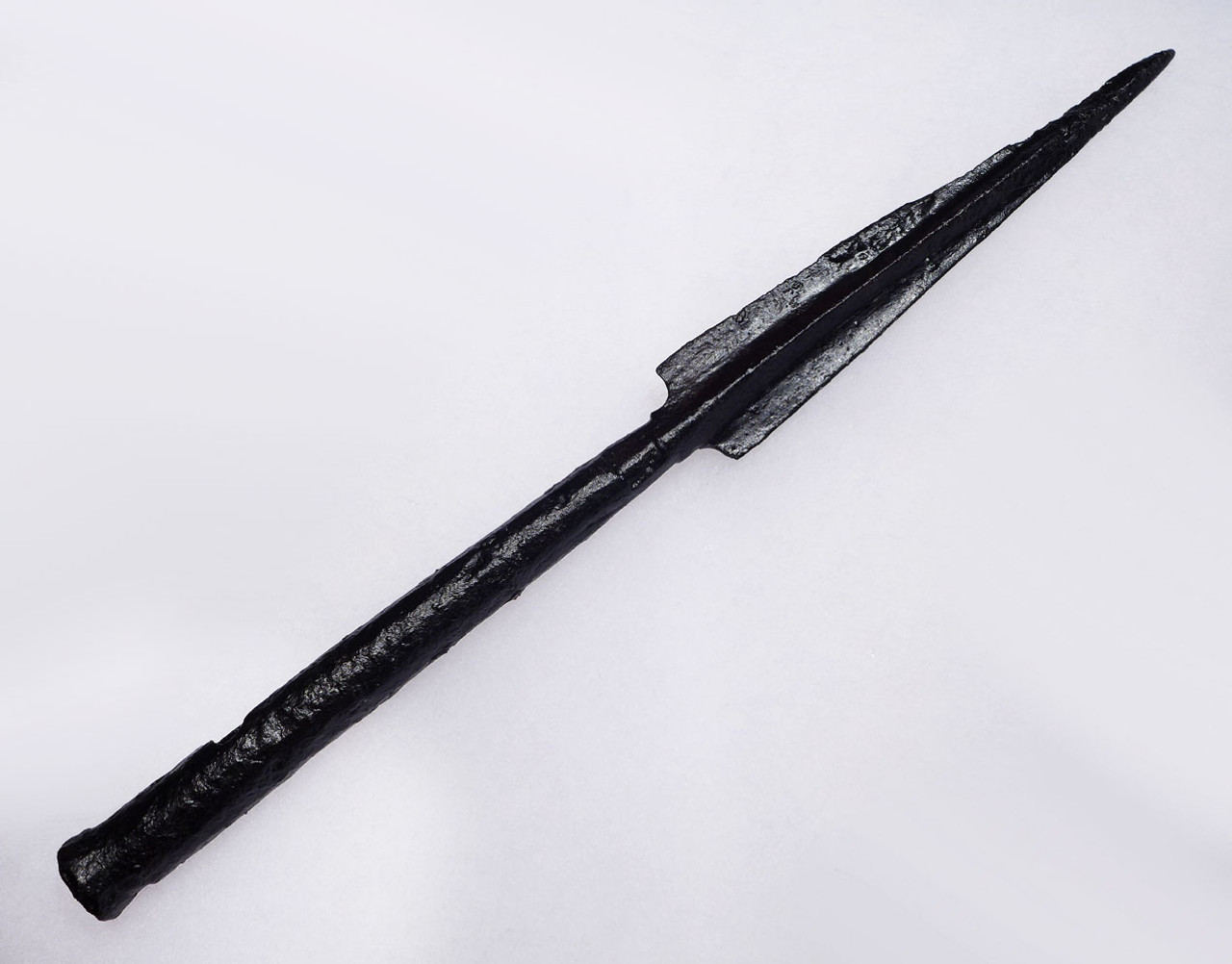 BYZANTINE ROMAN CAVALRY THROWING IRON JAVELIN SPEARHEAD WITH SUPERB PRESERVATION  *R278