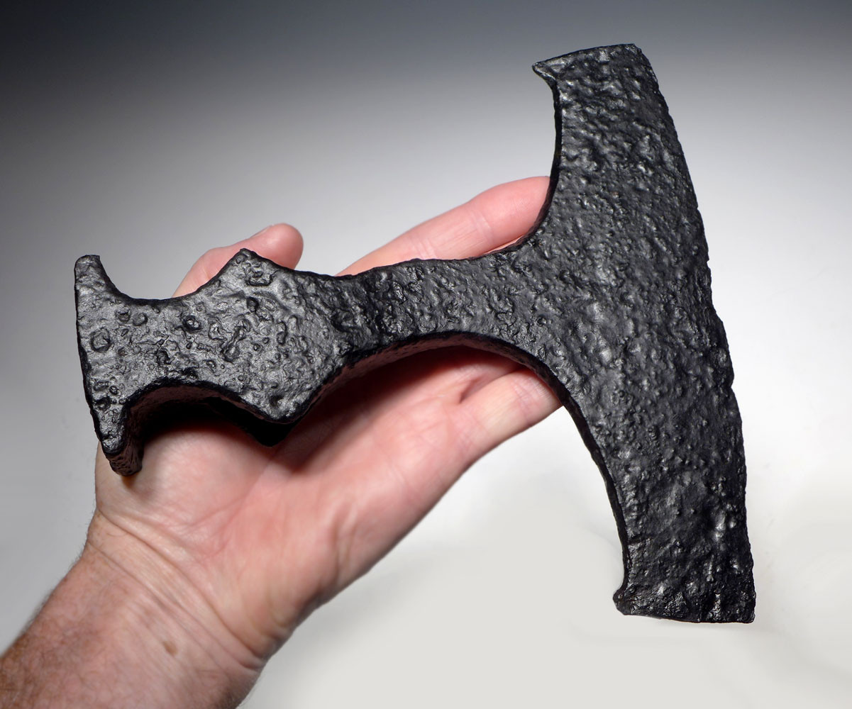MASSIVE TWO-HANDED BERSERKER VIKING BEARDED AXE OF THE ROMAN