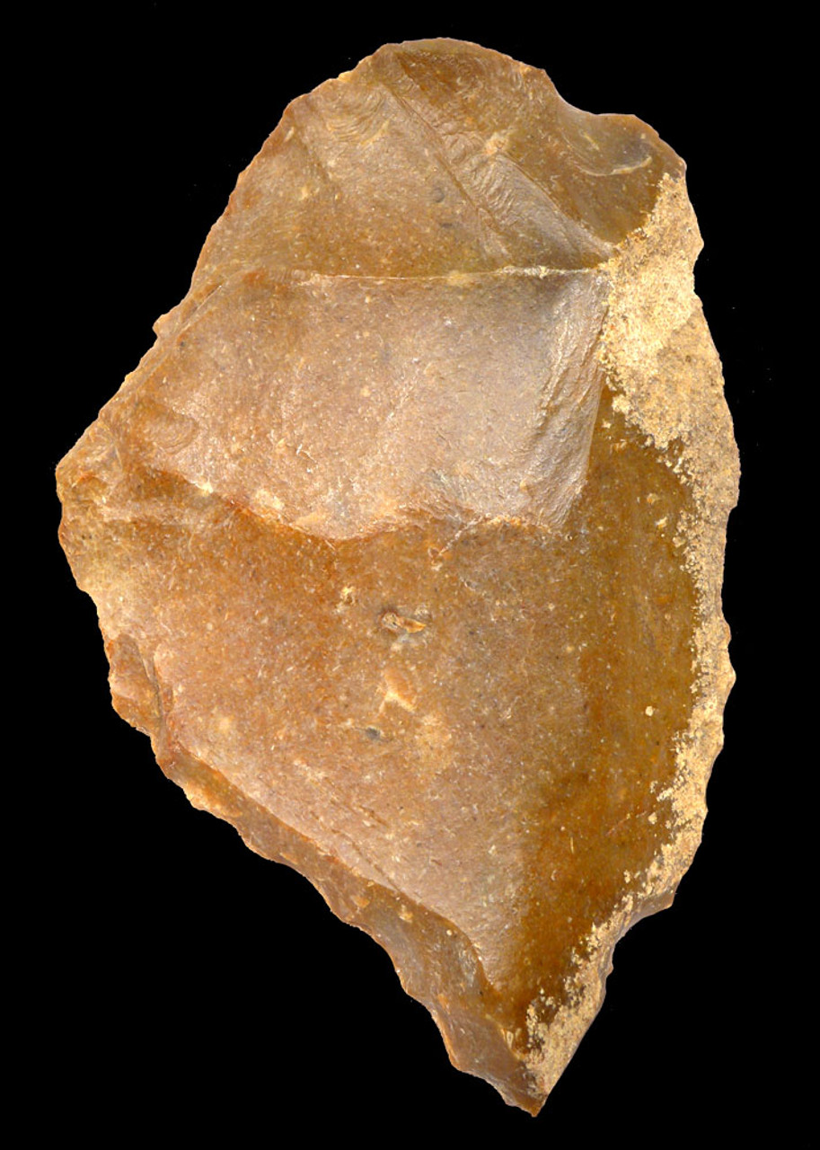 LARGE LATE ACHEULEAN FLINT SCRAPER  FROM LOWER PALEOLITHIC FRANCE  *ACH415