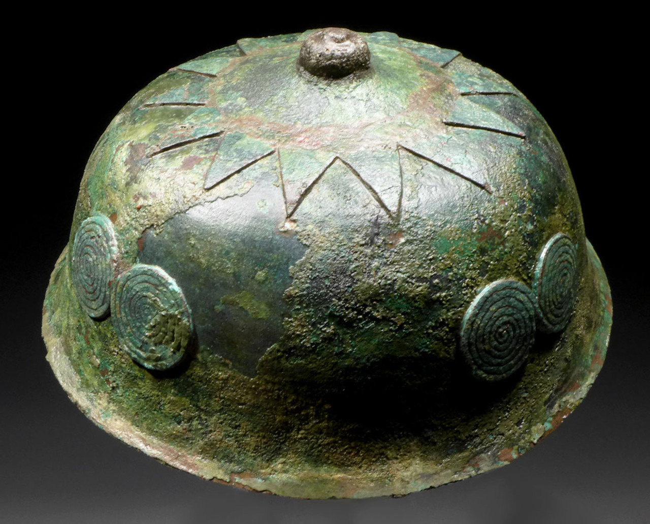 MUSEUM-CLASS ANCIENT ROYAL BRONZE SHIELD BOSS FROM NEAR EAST LURISTAN  *LUR201