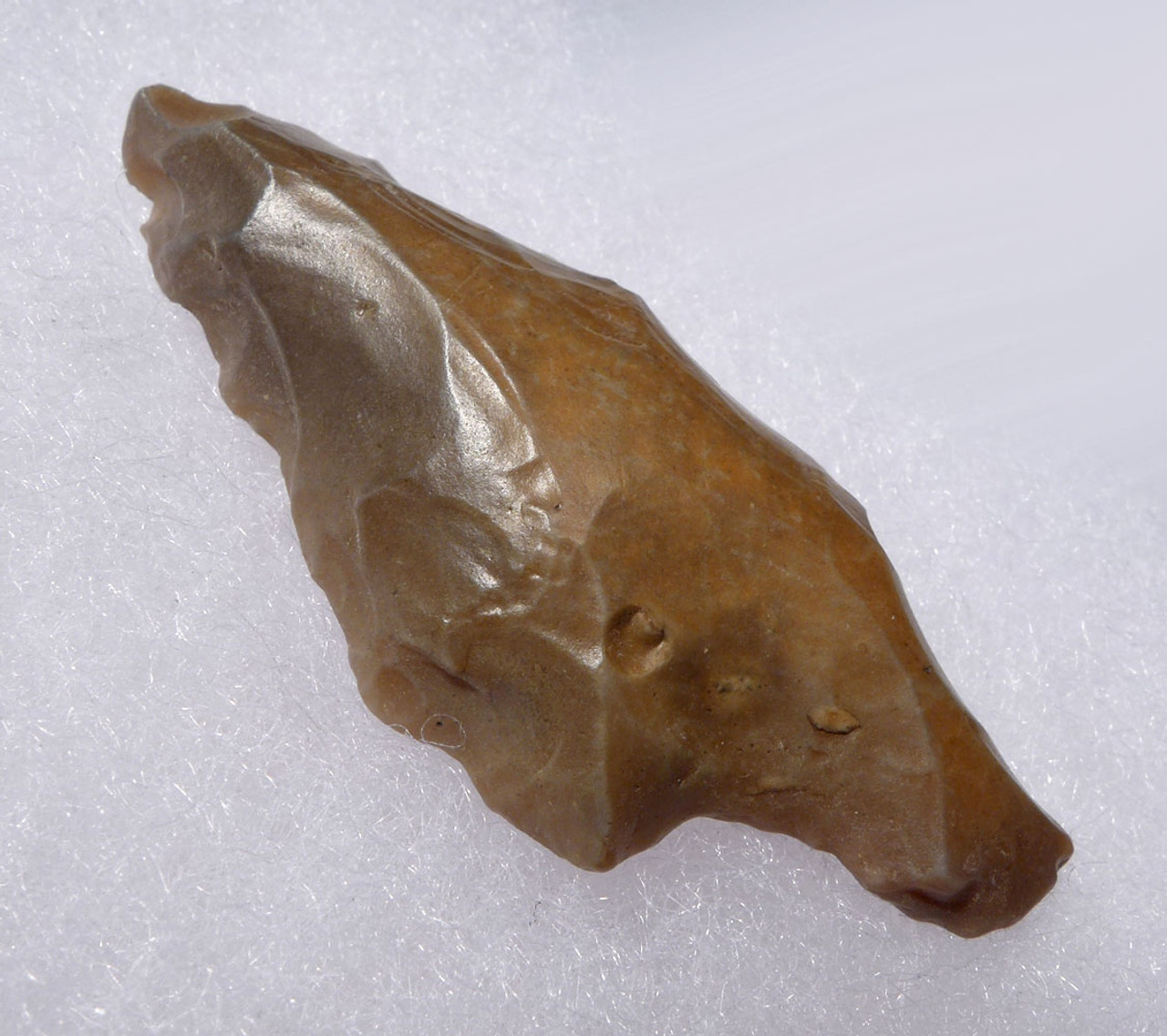 RARE SHOULDERED FLINT ATERIAN TANGED POINT - OLDEST KNOWN ARROWHEAD  *AT122