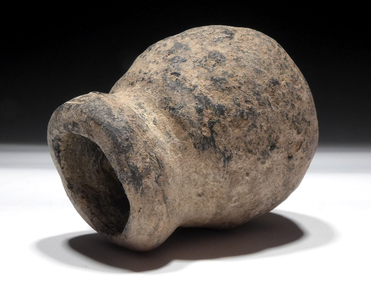 SMALL AFRICAN NEOLITHIC ANCIENT CERAMIC GLOBULAR VESSEL FROM THE WEST SAHEL  *CAP352