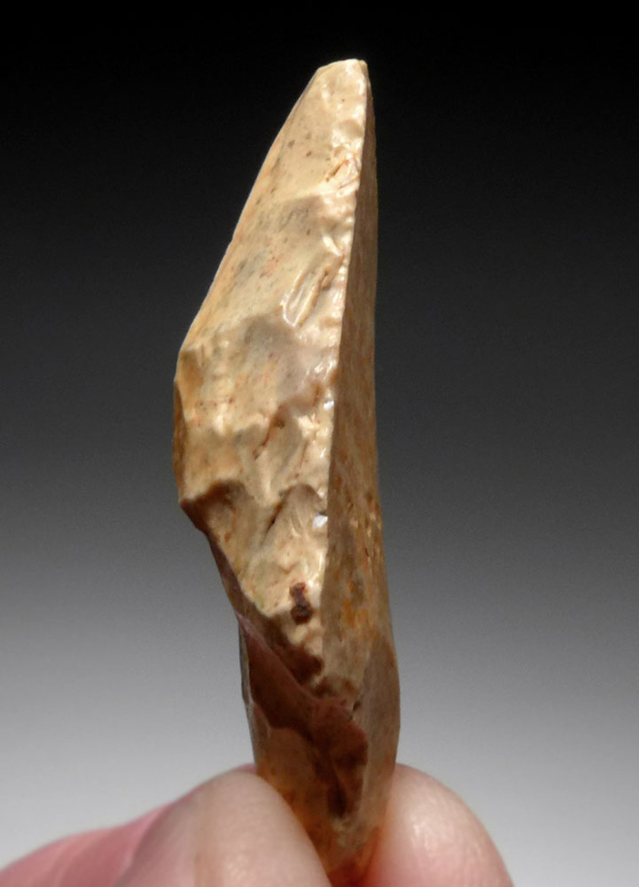 EXCEPTIONAL FLINT ATERIAN TANGED POINT - OLDEST KNOWN ARROWHEAD  *AT129
