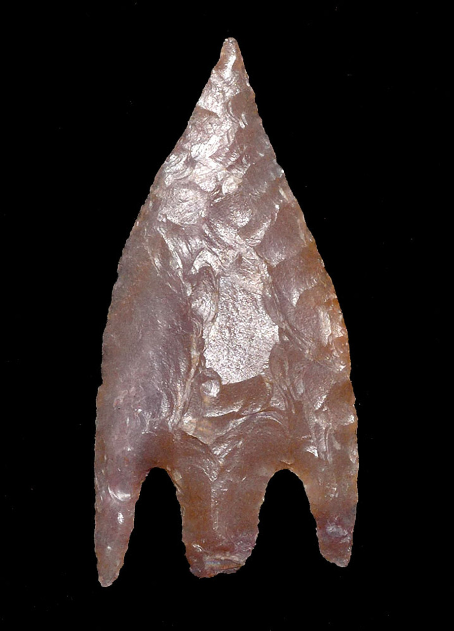 BEST OF THE BEST CAPSIAN AFRICAN NEOLITHIC THIN NEEDLE-TIP BARBED ARROWHEAD  *CAP363