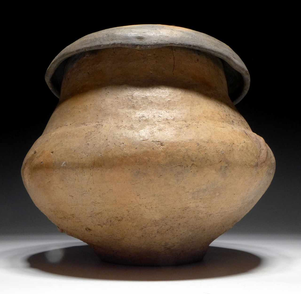 RARE AESTHETIC BRONZE AGE PRESTIGE CLASS CERAMIC URN WITH LID FROM THE URNFIELD LUSATIAN CULTURE  *UR47