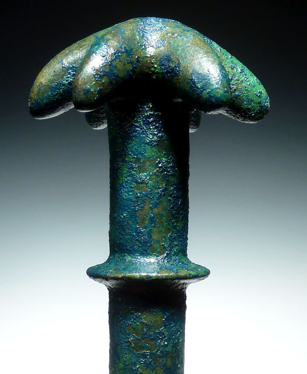 MUSEUM-CLASS LARGE ROYAL BRONZE STAR CLAW MACE FROM ANCIENT NEAR EAST LURISTAN  *LUR236