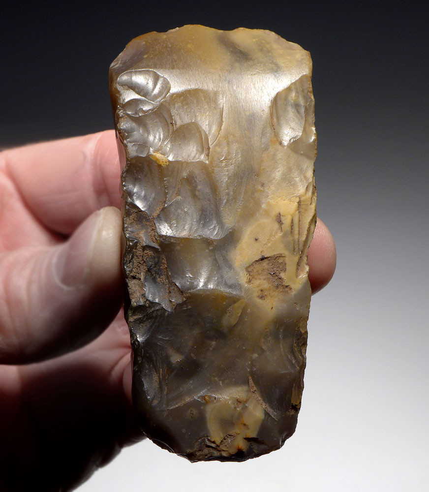 COLORFUL FLINT DANISH NEOLITHIC AXE FROM FUNEN DENMARK *N213
