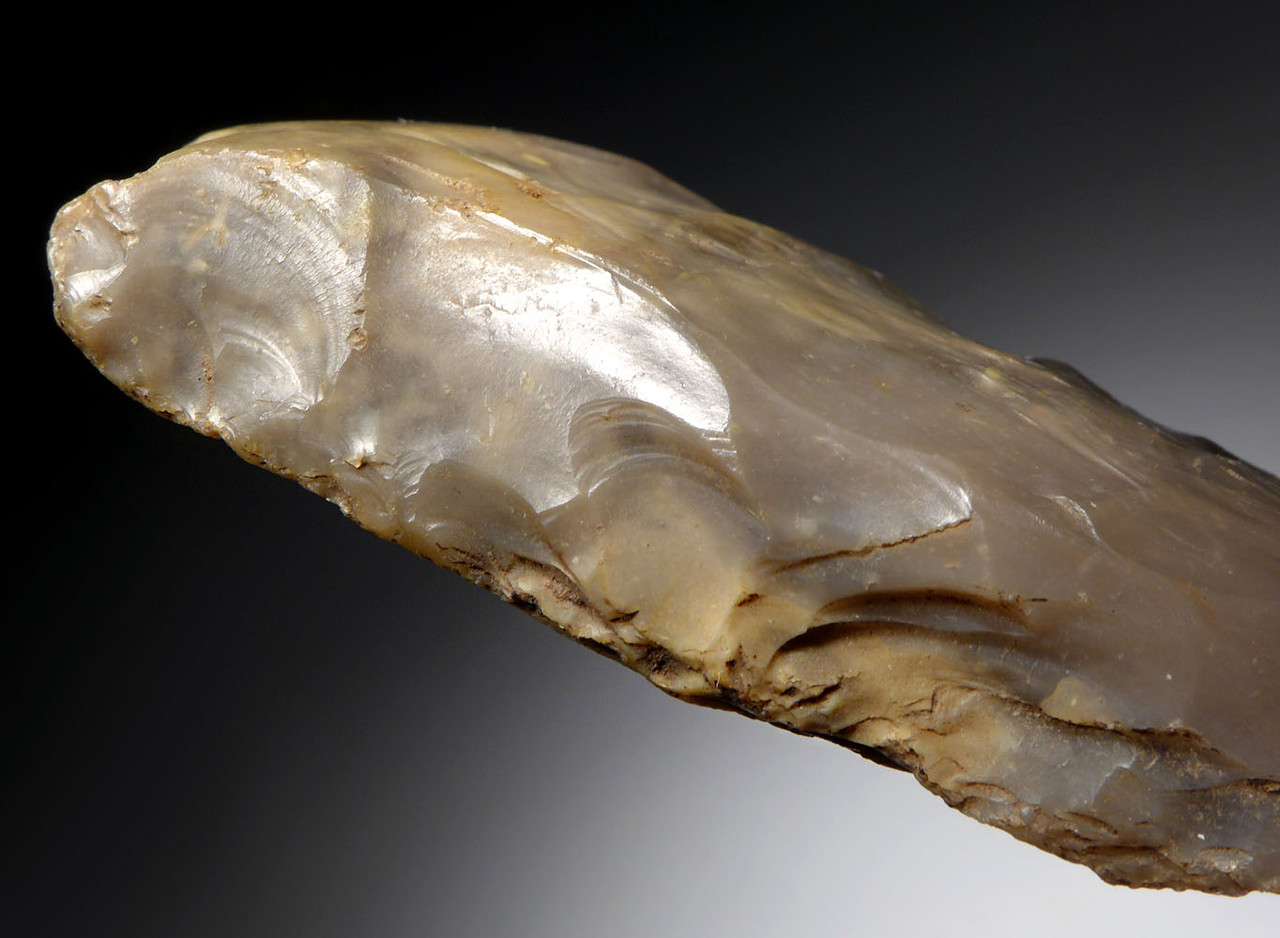 COLORFUL FLINT DANISH NEOLITHIC AXE FROM FUNEN DENMARK *N213