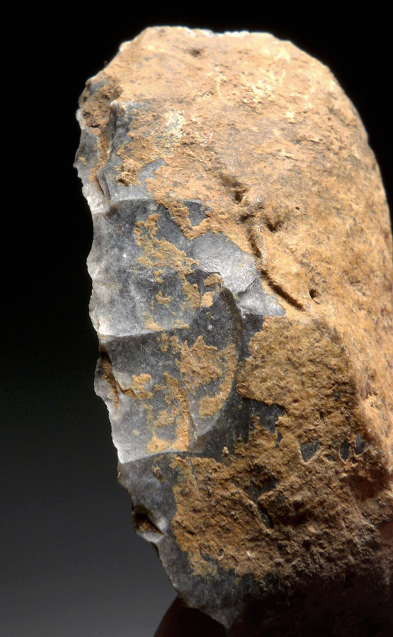EXCEPTIONAL NEANDERTHAL FLINT MOUSTERIAN SIDE SCRAPER FLAKE TOOL FROM DORDOGNE FRANCE  *M459
