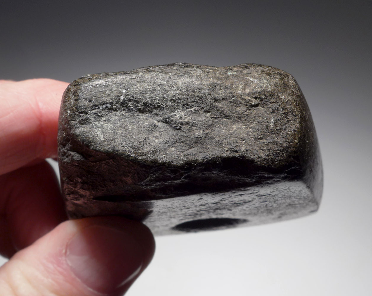 RARE INTACT LINEAR POTTERY CULTURE NEOLITHIC HARDSTONE PERFORATED