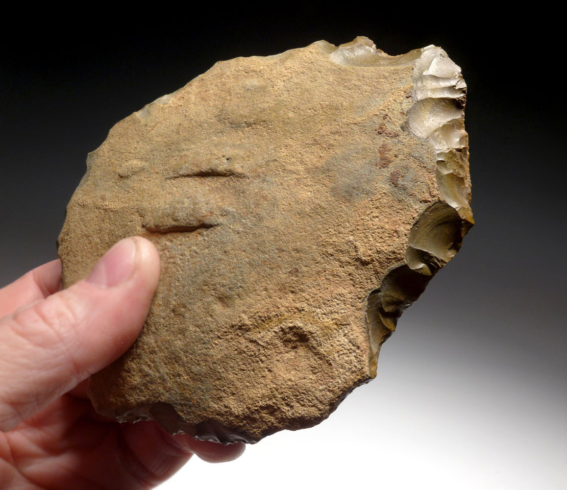 LARGE SPECTACULAR CRO-MAGNON UPPER PALEOLITHIC AURIGNACIAN