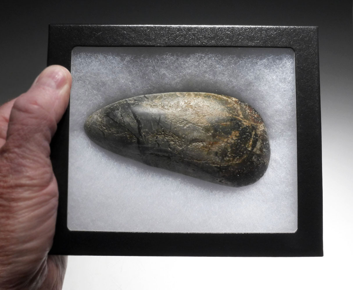 EXCEPTIONAL RARE JASPER POLISHED CELT WAR AXE FROM THE WEST