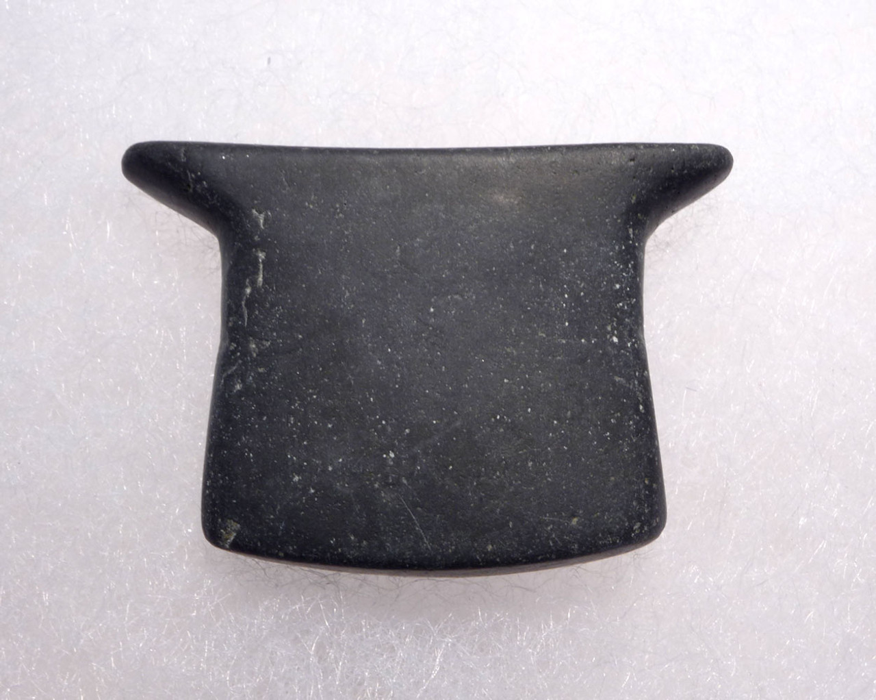 UNUSUAL LARGE PRE-COLUMBIAN AZTEC HARDSTONE LIP PLUG LABRET WITH THE FINEST WORKMANSHIP  *PC475