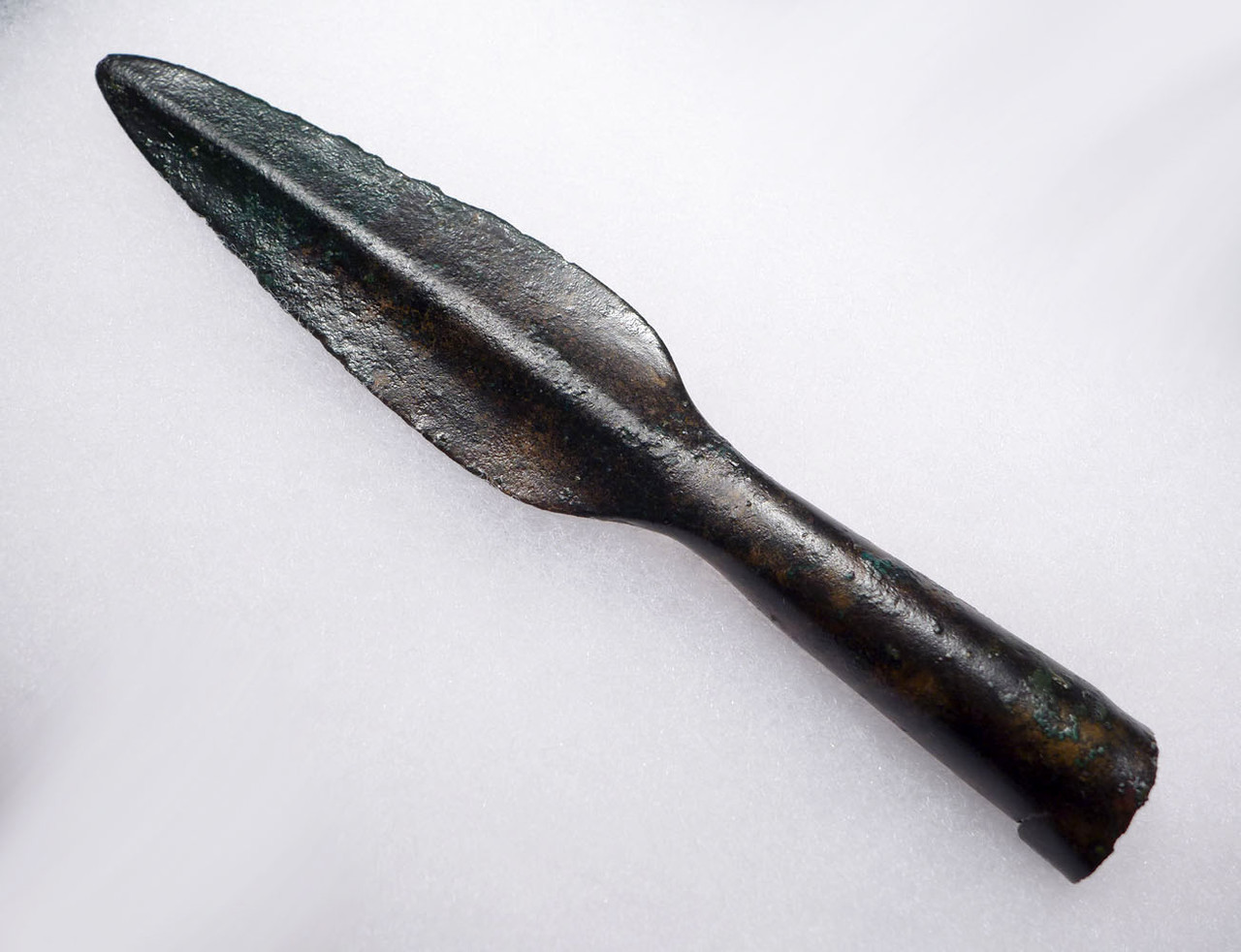 CHOICE ANCIENT ACHAEMENID BRONZE THROWING JAVELIN SPEARHEAD FROM THE FIRST PERSIAN EMPIRE  *R321