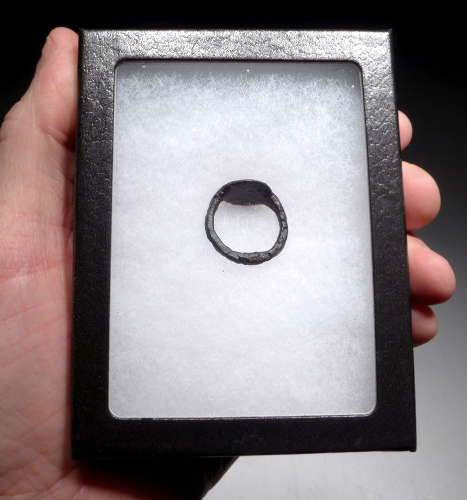 RARE ANCIENT IBEX FINGER RING FROM THE ACHAEMENID FIRST PERSIAN