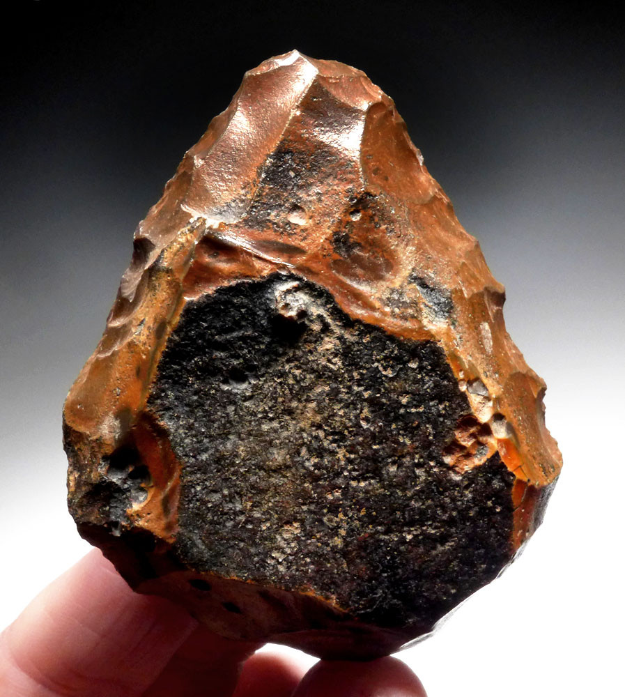 BEST OF A 22 YEAR COLLECTION RARE MIDDLE STONE AGE BIFACE HAND AXE