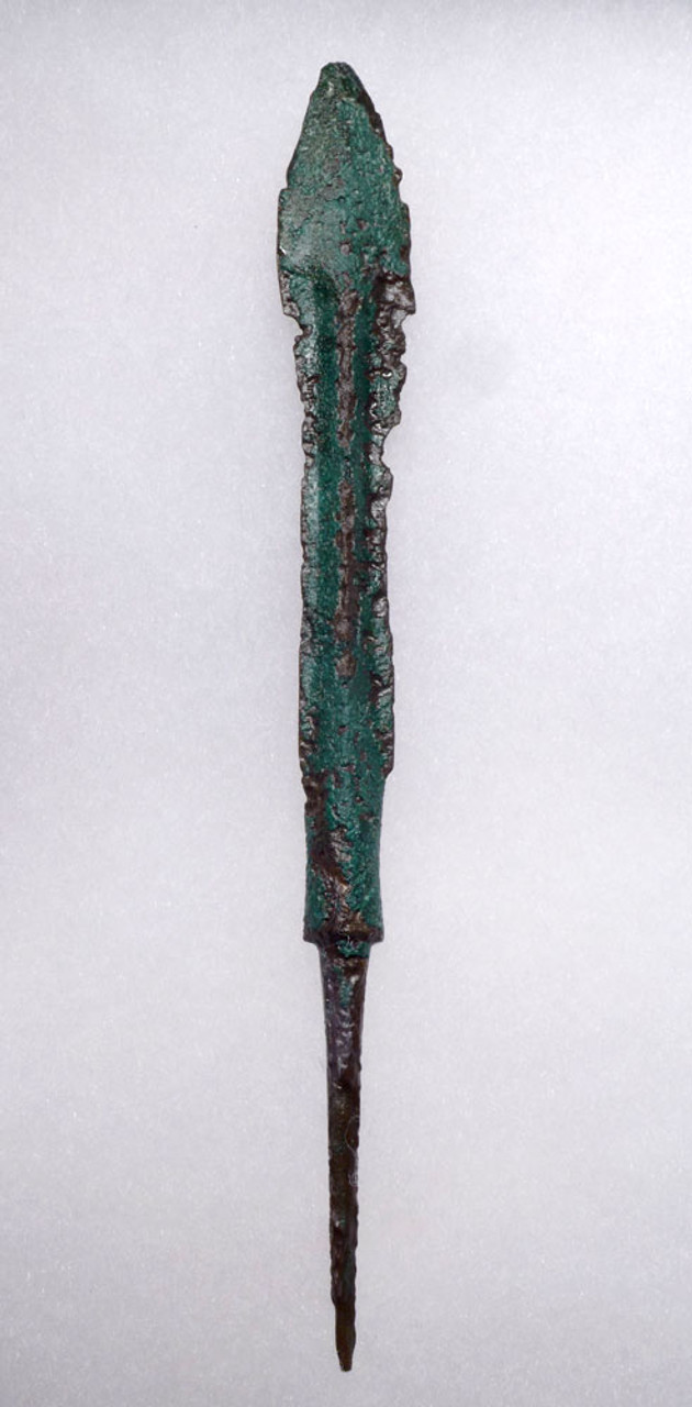 NARROW BLADED LURISTAN BRONZE THROWING JAVELIN SPEARHEAD FROM THE ANCIENT NEAR EAST  *LUR332