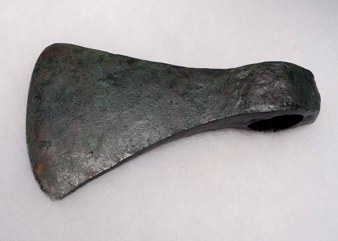 MASSIVE ANCIENT SKULL CRUSHER HEAVY INFANTRY WAR AXE FROM ANCIENT NEAR EAST LURISTAN  *NE202