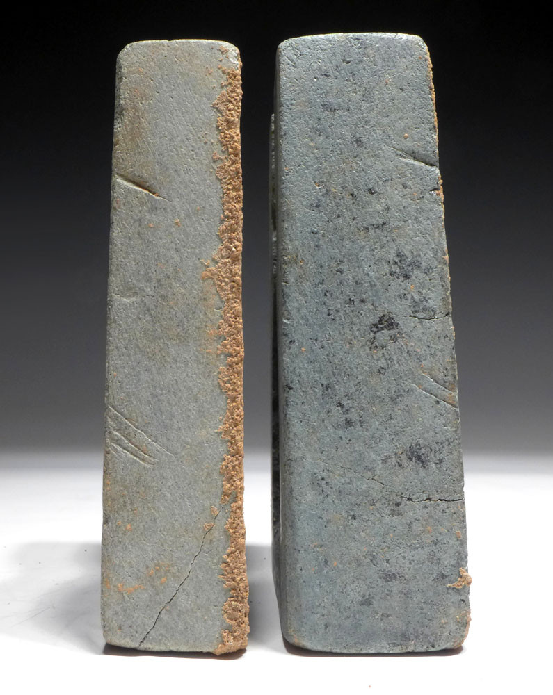 EXTREMELY RARE USED ANCIENT REVERSIBLE DUAL TYPE AXE MOLD FOR