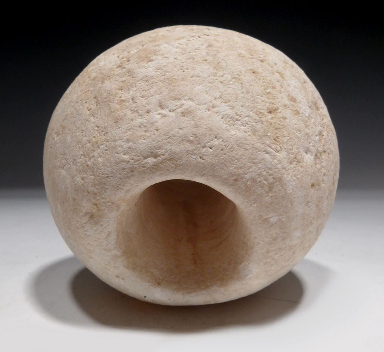 PRE-DYNASTIC EGYPTIAN PIRIFORM STONE WAR MACE FROM THE NAQADA PERIOD  *LUR344