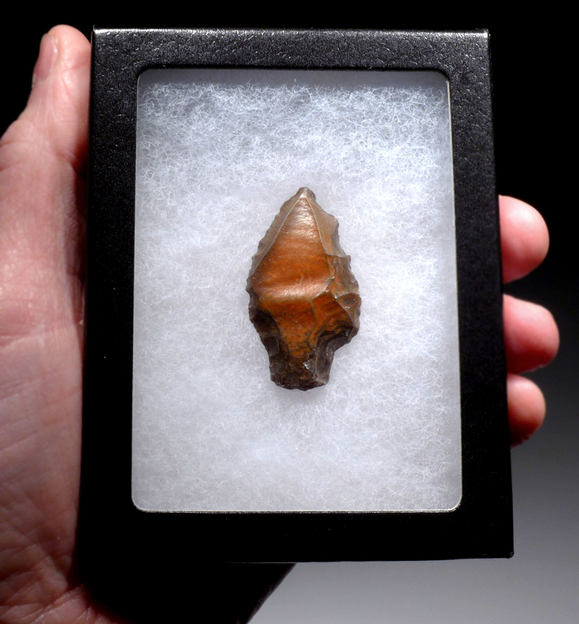 EXCEPTIONAL MIDDLE STONE AGE ATERIAN TANGED POINT - OLDEST KNOWN ARROWHEAD  *AT150
