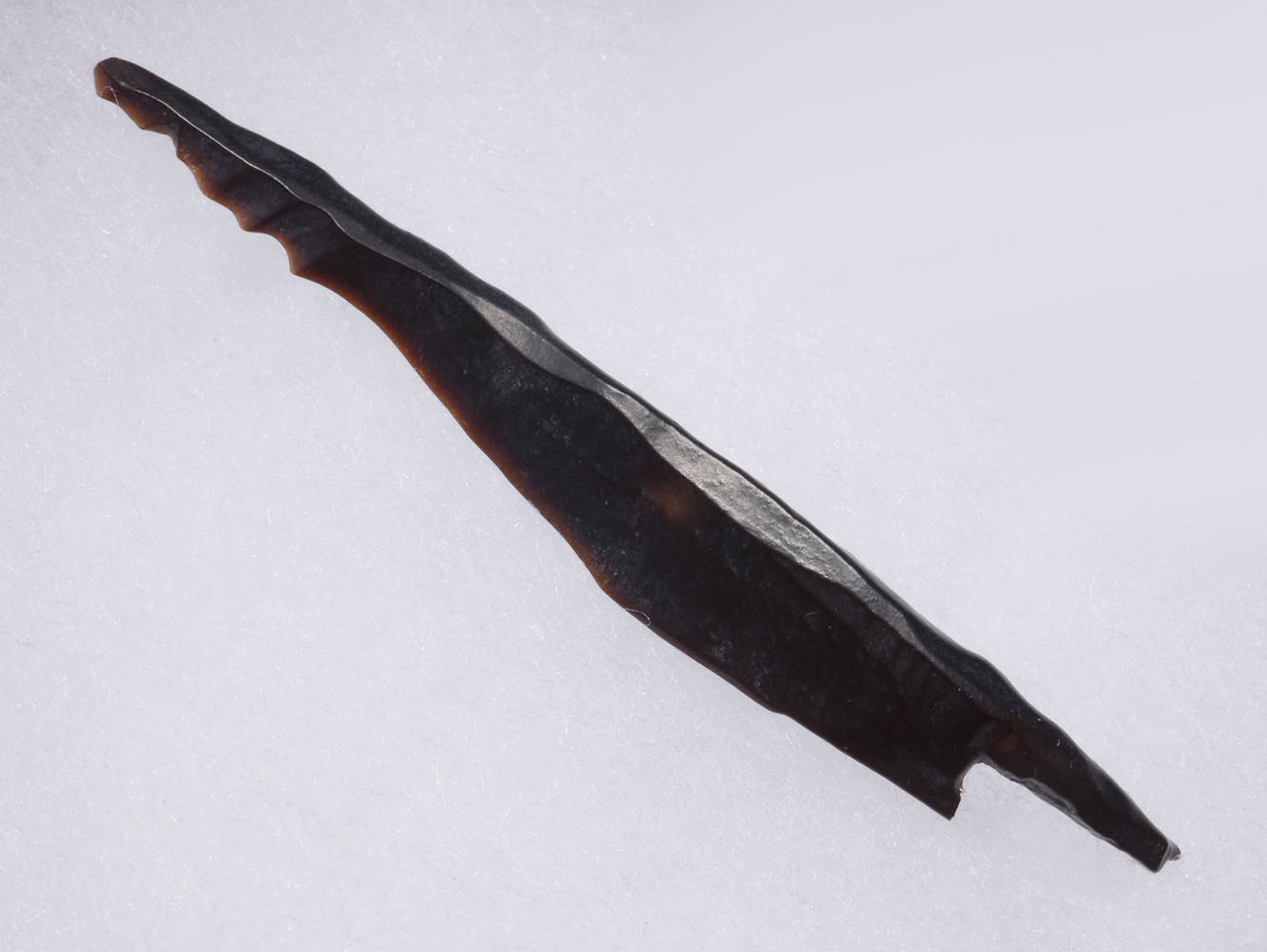 LARGEST OF THE COLLECTION ULTRA-RARE CAPSIAN AFRICAN NEOLITHIC FLINT MEDICAL SURGICAL PROBE AND BODY PIERCING NEEDLE   *CAP418